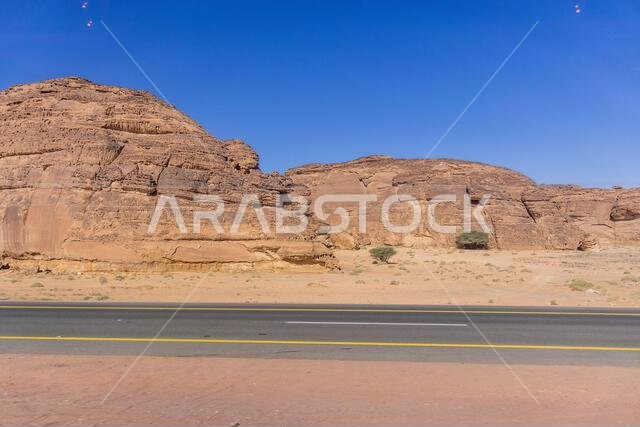 صخور بالقرب من العلا، المملكة العربية السعودية