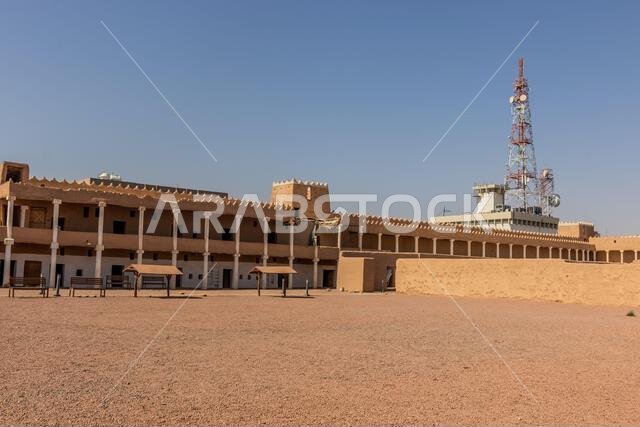 Courtyard of Qishlah Palace in Ha'il, Saudi Arabia Courtyard of Qishlah Palace in Ha'il, Saudi Arabia