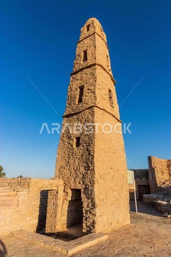 Ancient Umar (Omar) mosque in Dumat al Jandal, Saudi Arabia