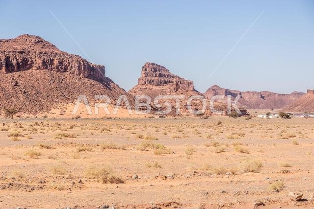 Rocky landscape near Al Ula, Saudi Arabia