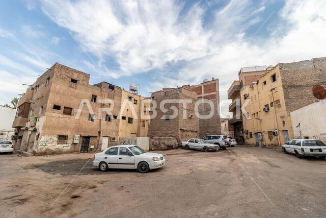 المدينة المنورة، المملكة العربية السعودية - ١٢ نوفمبر ٢٠٢١: حي المغيسيلة في المدينة المنورة، المملكة العربية السعودية