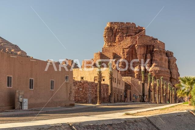 Castle in Al Ula Old town, Saudi Arabia