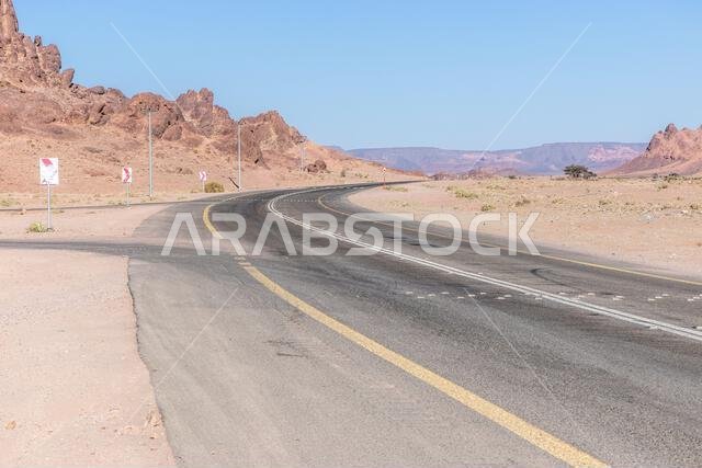 Road near Al Faraah, Saudi Arabia