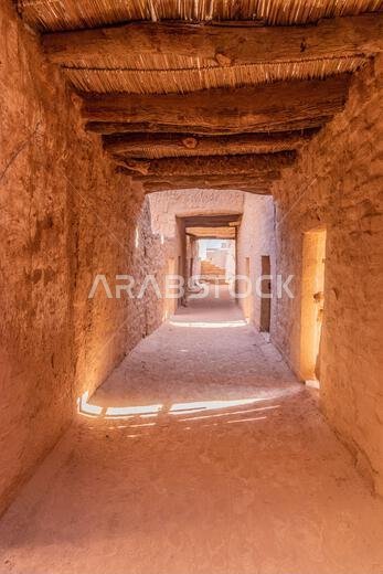 Alley in Al Ula Old town, Saudi Arabia