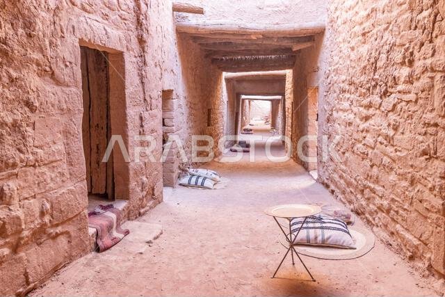 Alley in Al Ula Old town, Saudi Arabia