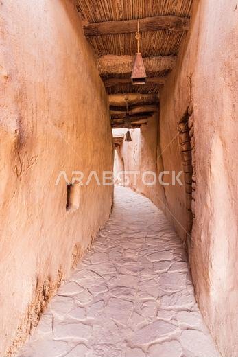 Alley in Al Ula Old town, Saudi Arabia