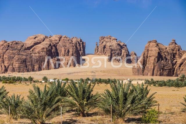صخور بالقرب من العلا، المملكة العربية السعودية