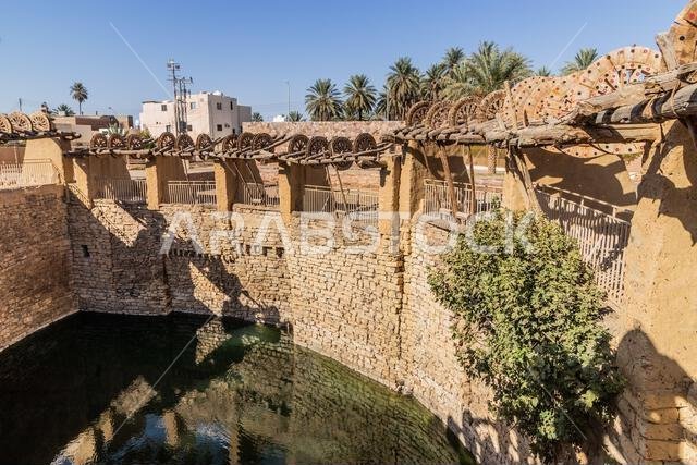 بئر حداج، أحد أكبر وأقدم الآبار في شبه الجزيرة العربية، في تيماء، المملكة العربية السعودية