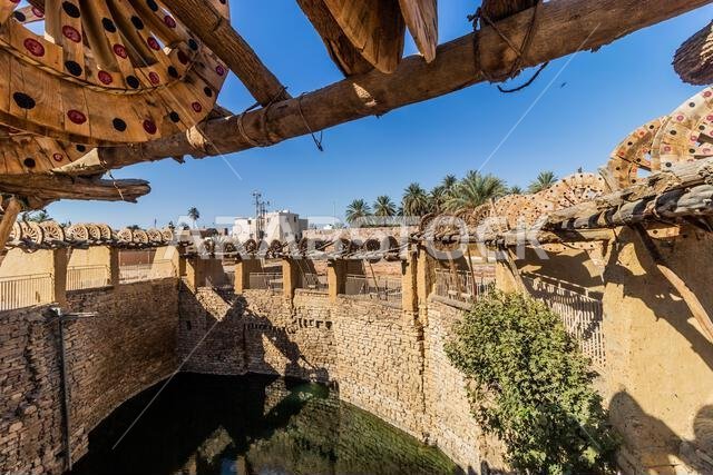 بئر حداج، أحد أكبر وأقدم الآبار في شبه الجزيرة العربية، في تيماء، المملكة العربية السعودية