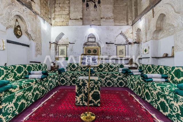 JEDDAH, SAUDI ARABIA - NOVEMBER 15, 2021: Matbouli House Museum in Al Balad,  historic center of Jeddah, Saudi Arabia