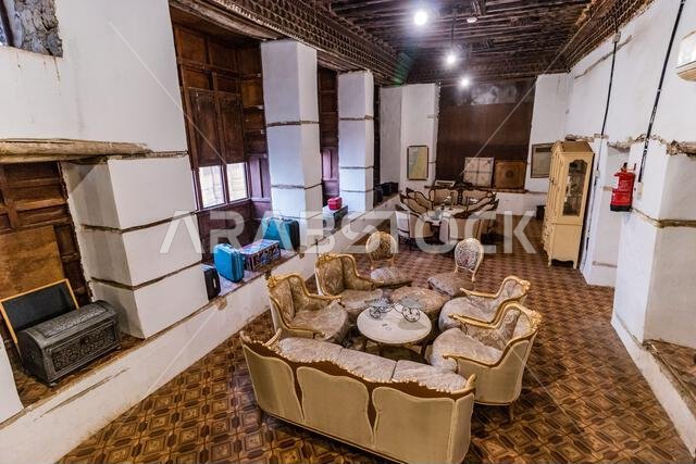 جدة، المملكة العربية السعودية - 15 نوفمبر 2021: متحف بيت متبولي في البلد، المركز التاريخي لمدينة جدة، المملكة العربية السعودية