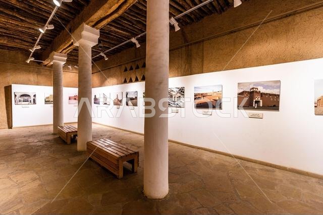 RIYADH, SAUDI ARABIA - NOVEMBER 1, 2021: Interior of Masmak Fort in Riyadh, Saudi Arabia