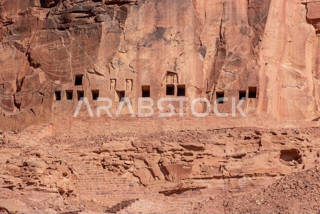 موقع مقابر الأسود في دادان في العلا، المملكة العربية السعودية