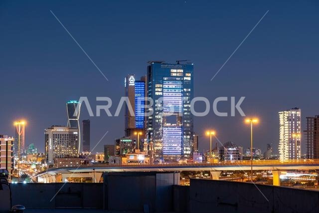 صورة لشارع العليا في الرياض، المملكة العربية السعودية