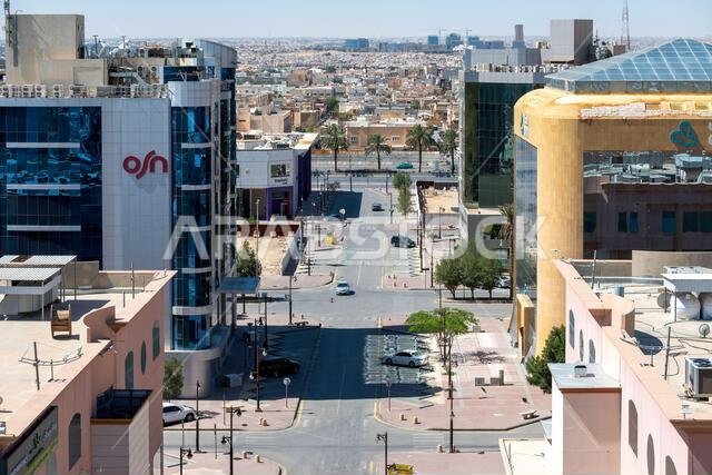 Street picture of Riyadh, Olaya street Riyadh, Saudi Arabia