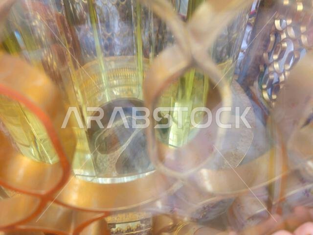Mecca, Saudi Arabia, June 12 2024: Maqam Ibrahim or Station of Abraham, a small square stone  associated with Ibrahim and Ismail and their building of