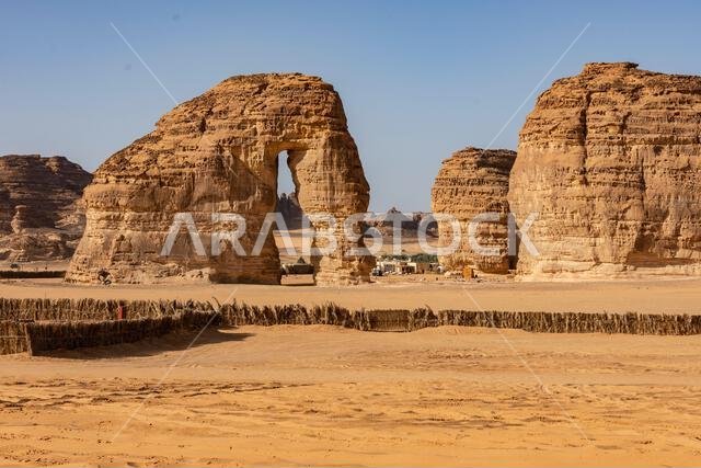 Jebel al Fil (Elephant Rock), sandstone, Al Ula, North West Saudi Arabia, Middle East