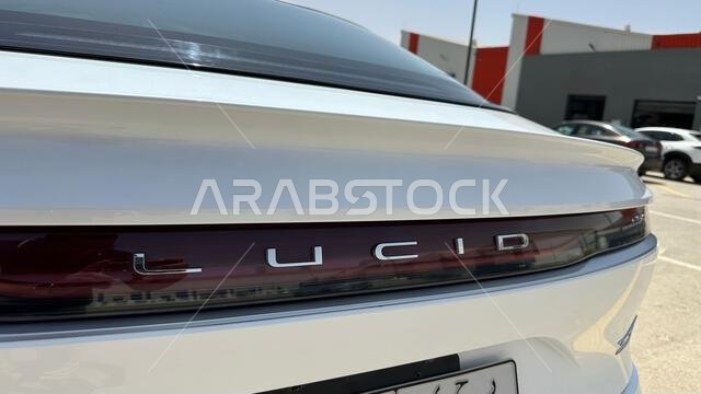 Riyadh , Saudi Arabia - June 4 2024: A Lucid Motors Air luxury electric car