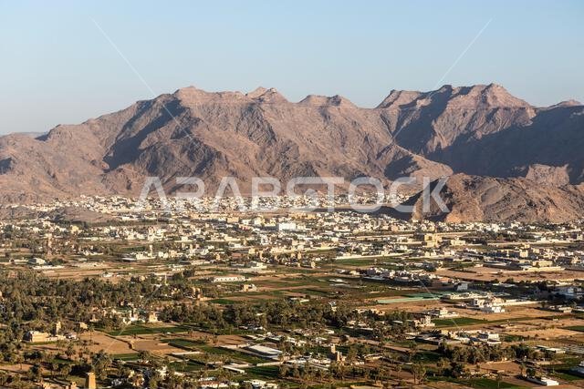 Aerial view of Najran, Saudi Arabia