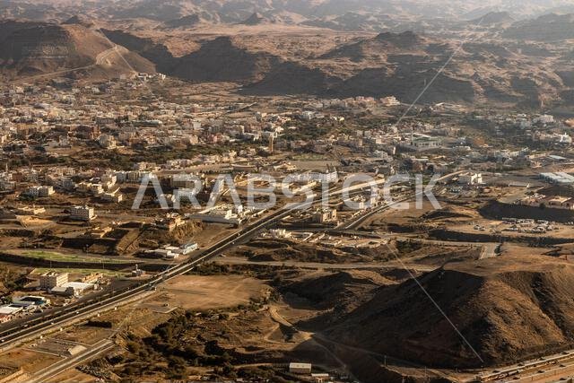 منظر جوي لظهران الجنوب، المملكة العربية السعودية