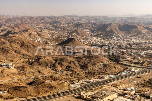 منظر جوي لظهران الجنوب، المملكة العربية السعودية