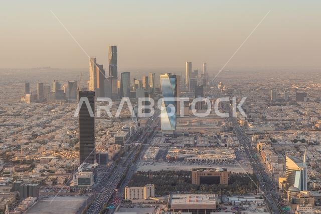 Aerial view of Riyadh, capital of Saudi Arabia