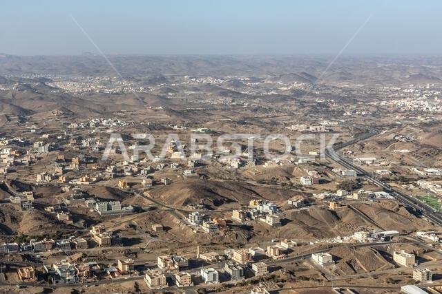 Aerial view of Dhahran al Janub, Saudi Arabia