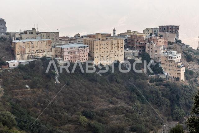 View of Ridgetop Fayfa town, Saudi Arabia View of Ridgetop Fayfa town, Saudi Arabia