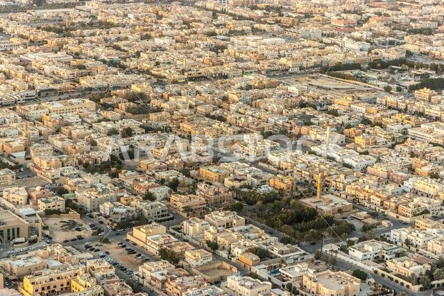 Aerial view of Riyadh, capital of Saudi Arabia