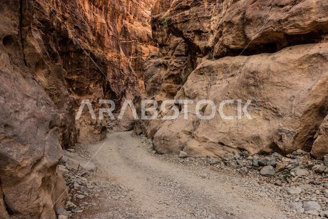 مسار في وادي لجاب، المملكة العربية السعودية