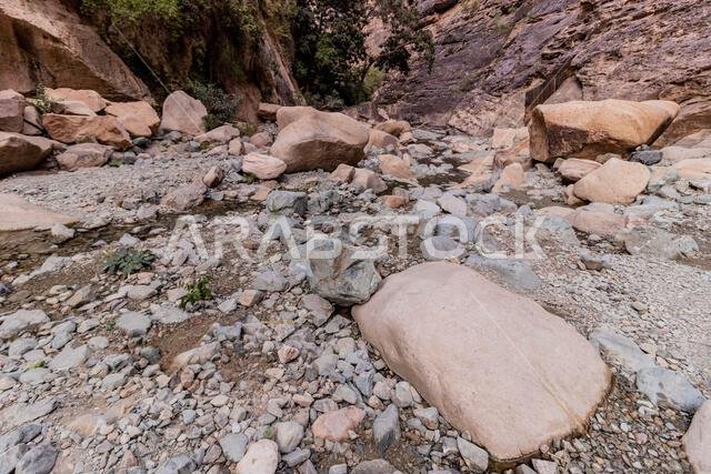 View of Wadi Lajab canyon, Saudi Arabia View of Wadi Lajab canyon, Saudi Arabia