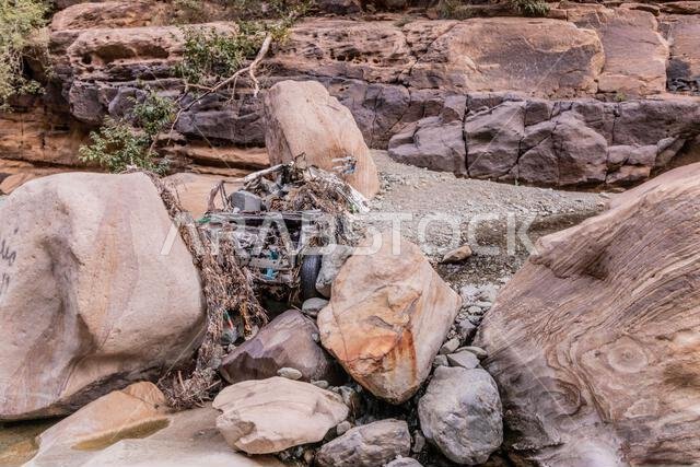 حادث سيارة في وادي لجاب، المملكة العربية السعودية