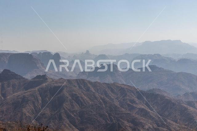 Mountainous landscape near Dhahran al Janub, Saudi Arabia Mountainous landscape near Dhahran al Janub, Saudi Arabia