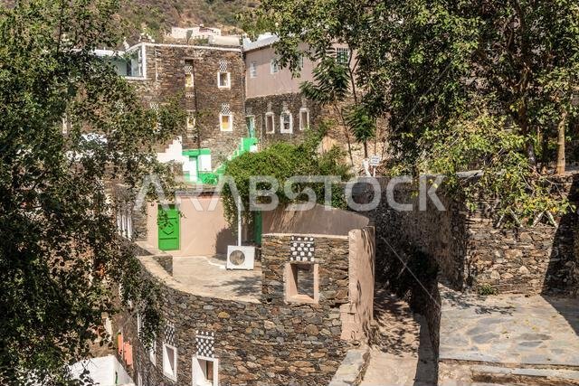 Ancient Rijal Alma village, Saudi Arabia