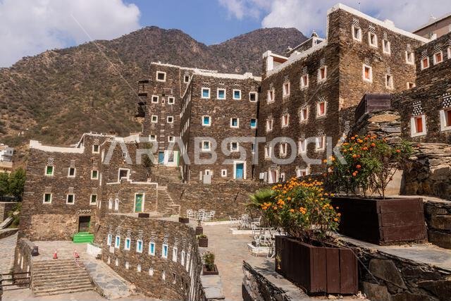 Ancient Rijal Alma village, Saudi Arabia