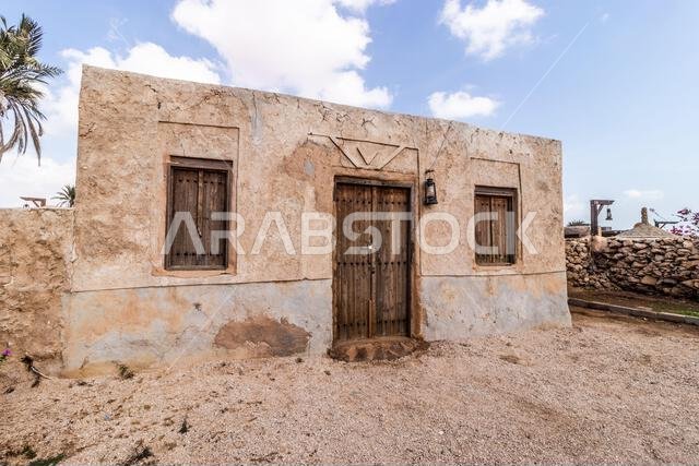 House in Al Qassar heritage village on Farasan island, Saudi Arabia House in Al Qassar heritage village on Farasan island, Saudi Arabia