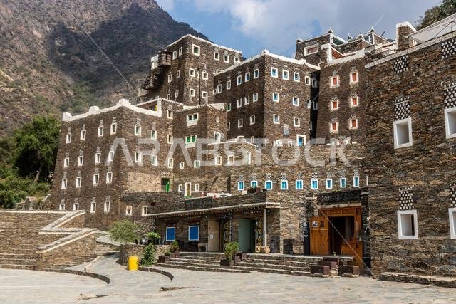 Ancient Rijal Alma village, Saudi Arabia