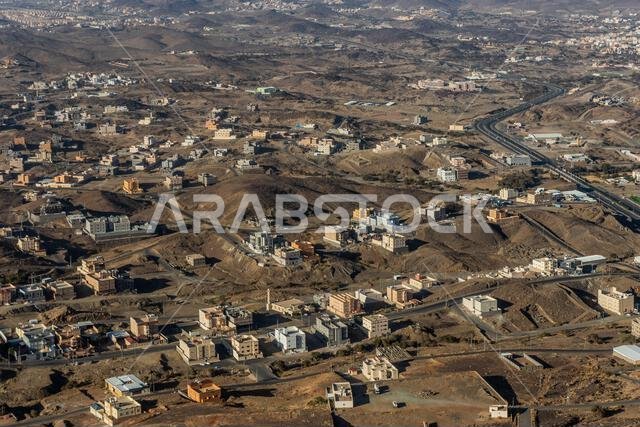 Aerial view of Dhahran al Janub, Saudi Arabia