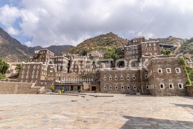 Ancient Rijal Alma village, Saudi Arabia