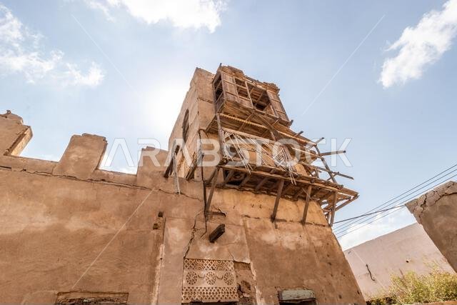 Ancient house in Farasan town on Farasan island, Saudi Arabia