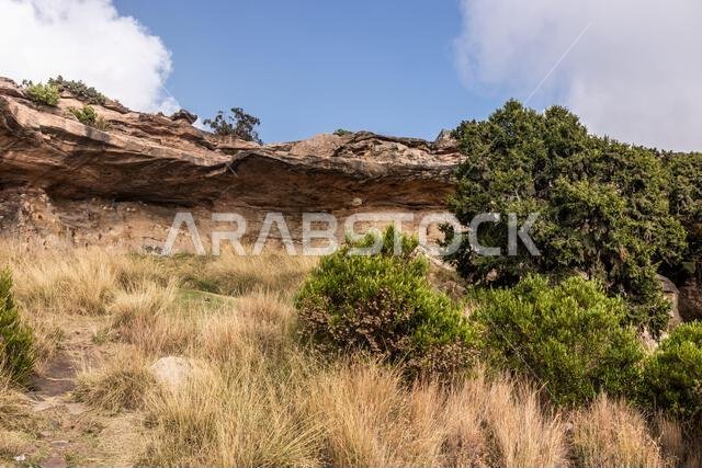 Cliff near Jabal Sawda mountain, Saudi Arabia