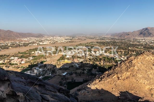Aerial view of Najran, Saudi Arabia