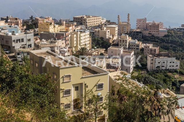 View of Fayfa town, Saudi Arabia