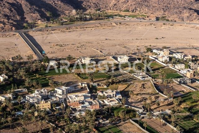 Aerial view of Najran, Saudi Arabia