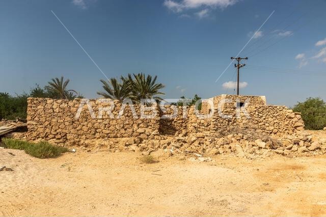 House in Al Qassar village on Farasan island, Saudi Arabia