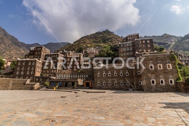 View of Rijal Alma village, Saudi Arabia View of Rijal Alma village, Saudi Arabia