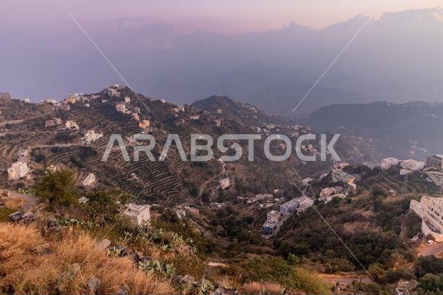 View of Fayfa town, Saudi Arabia