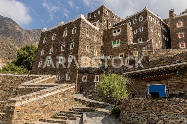 Ancient Rijal Alma village, Saudi Arabia