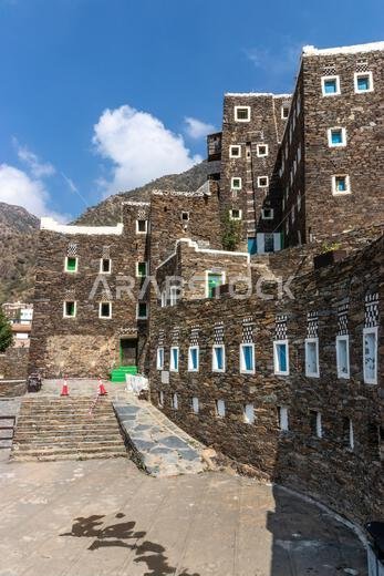 Ancient Rijal Alma village, Saudi Arabia