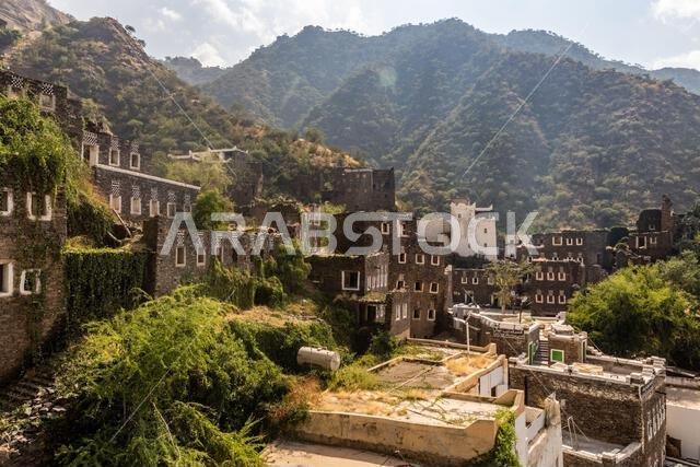 Ancient Rijal Alma village, Saudi Arabia